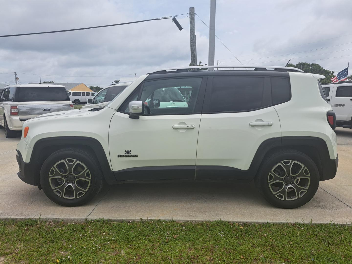 2016 White Jeep Renegade Limited FWD (ZACCJADT5GP) with an 2.4L L4 DOHC 16V engine, 9A transmission, located at 1181 Aurora Rd, Melbourne, FL, 32935, (321) 241-1100, 28.132914, -80.639175 - Photo#0