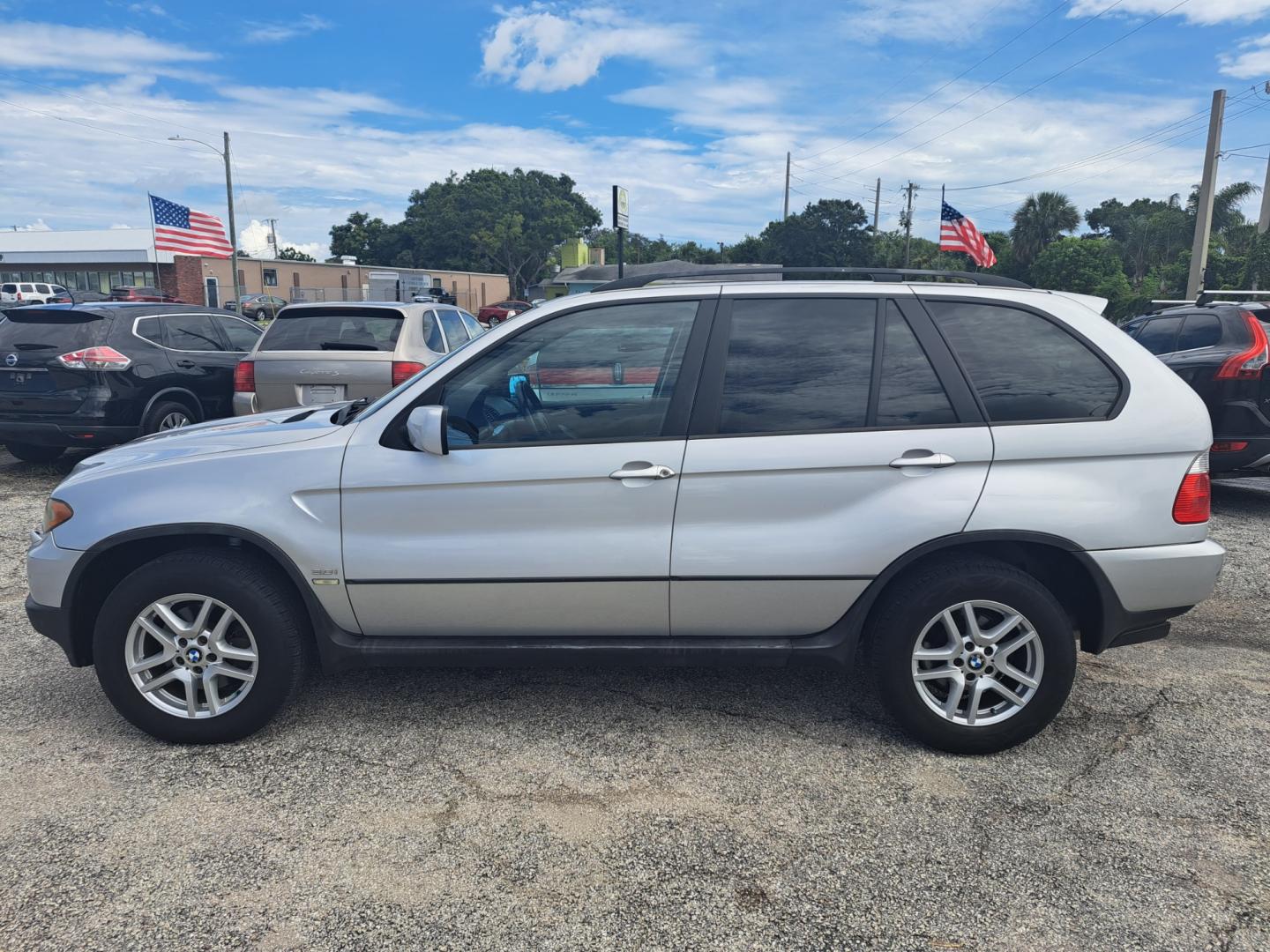 2005 Silver BMW X5 3.0i (5UXFA13555L) with an 3.0L L6 DOHC 24V engine, AUTOMATIC transmission, located at 1181 Aurora Rd, Melbourne, FL, 32935, (321) 241-1100, 28.132914, -80.639175 - Photo#0