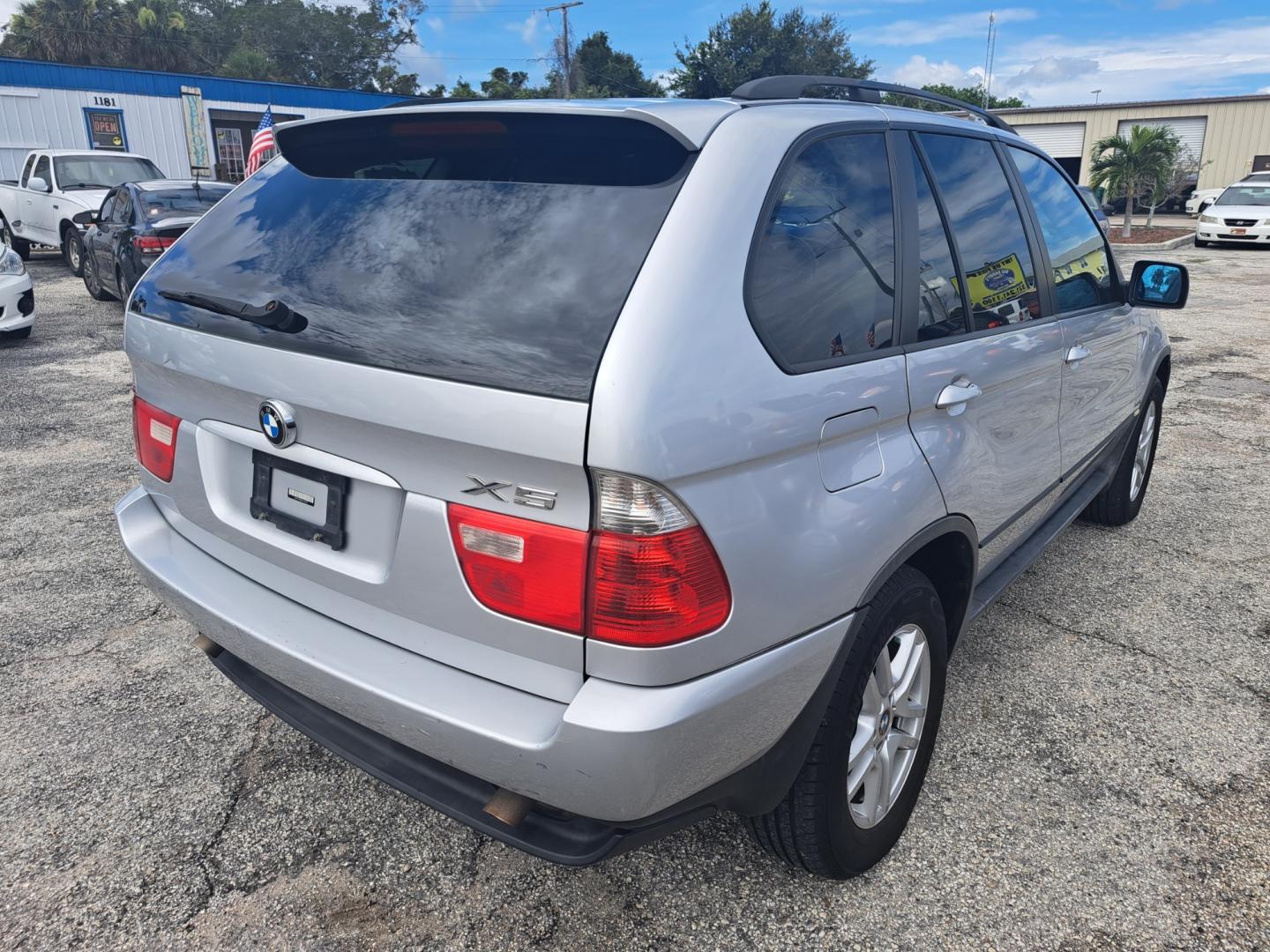 2005 Silver BMW X5 3.0i (5UXFA13555L) with an 3.0L L6 DOHC 24V engine, AUTOMATIC transmission, located at 1181 Aurora Rd, Melbourne, FL, 32935, (321) 241-1100, 28.132914, -80.639175 - Photo#1