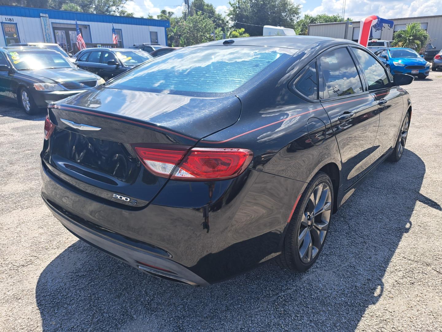 2015 Black Chrysler 200 S (1C3CCCBB2FN) with an 2.4L L4 DOHC 16V engine, Automatic transmission, located at 1181 Aurora Rd, Melbourne, FL, 32935, (321) 241-1100, 28.132914, -80.639175 - Photo#1