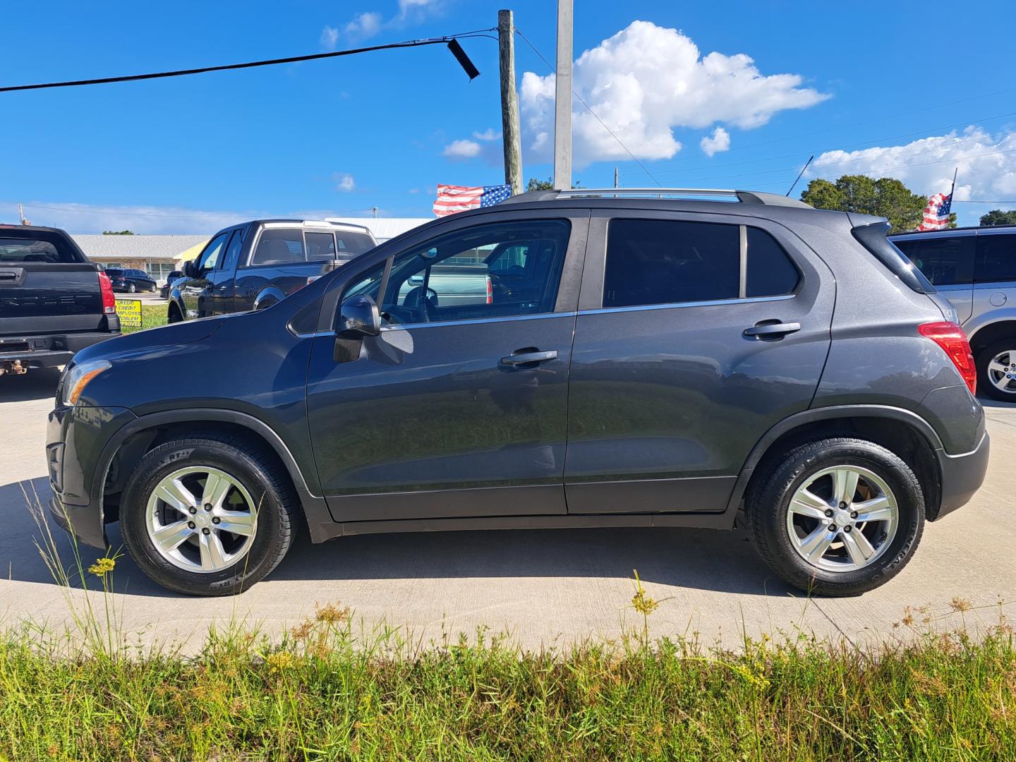 2016 Black Chevrolet Trax LT FWD (3GNCJLSBXGL) with an 1.4L L4 DOHC 16V engine, 6A transmission, located at 1181 Aurora Rd, Melbourne, FL, 32935, (321) 241-1100, 28.132914, -80.639175 - Photo#0