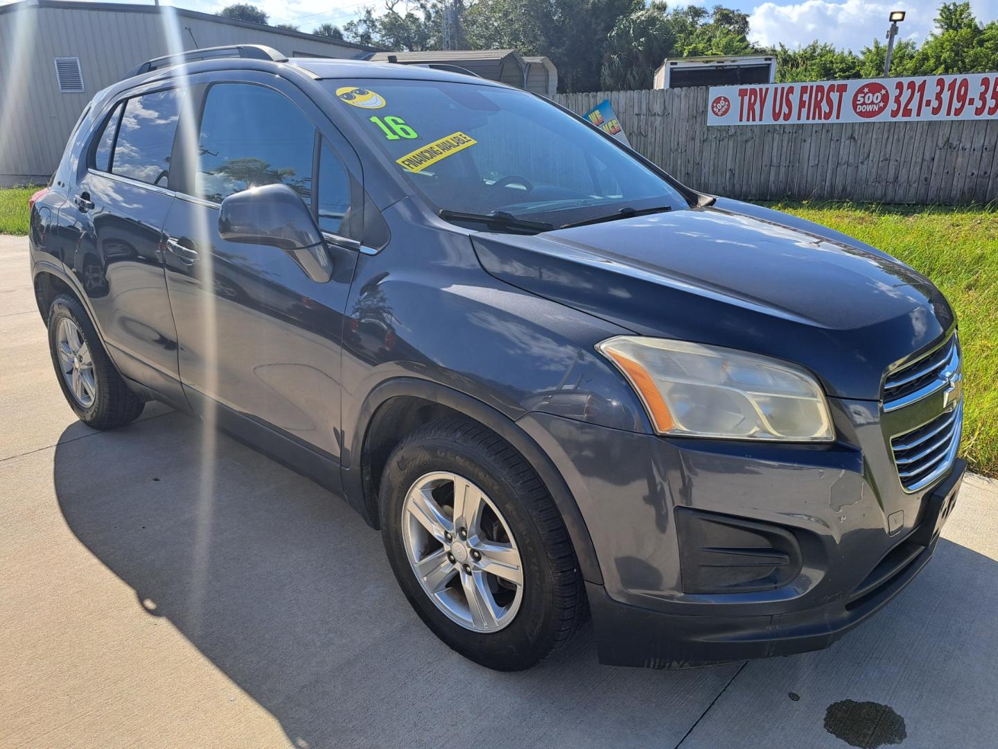 2016 Black Chevrolet Trax LT FWD (3GNCJLSBXGL) with an 1.4L L4 DOHC 16V engine, 6A transmission, located at 1181 Aurora Rd, Melbourne, FL, 32935, (321) 241-1100, 28.132914, -80.639175 - Photo#2