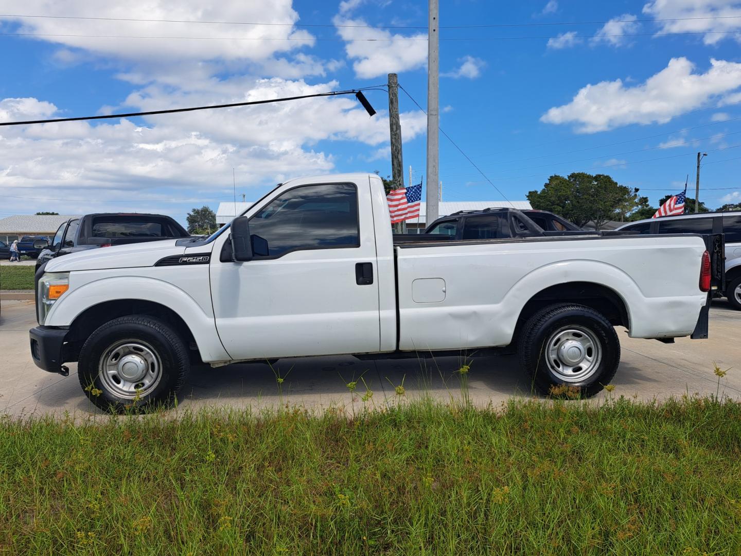 2011 White Ford F-250 SD XL 2WD (1FTBF2A66BE) with an 6.2L V8 OHV 16V engine, 6-Speed Automatic transmission, located at 1181 Aurora Rd, Melbourne, FL, 32935, (321) 241-1100, 28.132914, -80.639175 - Photo#0