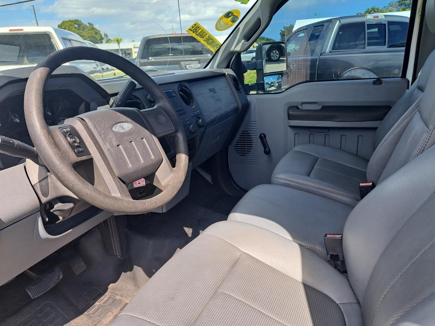 2011 White Ford F-250 SD XL 2WD (1FTBF2A66BE) with an 6.2L V8 OHV 16V engine, 6-Speed Automatic transmission, located at 1181 Aurora Rd, Melbourne, FL, 32935, (321) 241-1100, 28.132914, -80.639175 - Photo#3