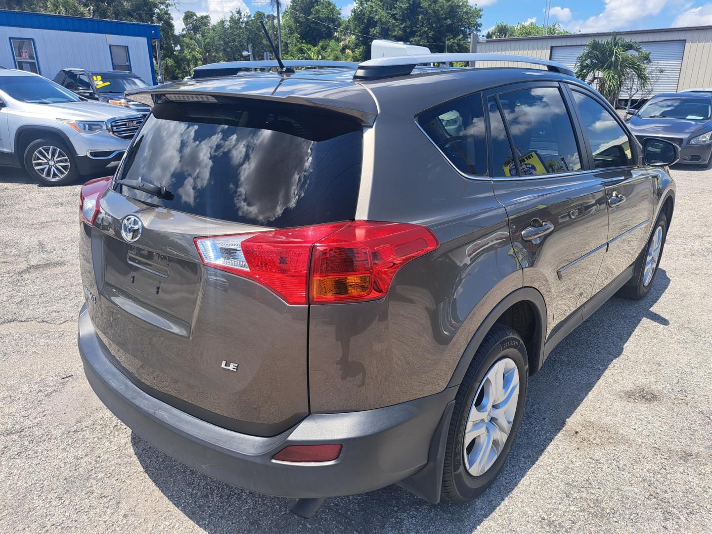 2014 Silver Toyota RAV4 LE FWD (JTMZFREV9ED) with an 2.5L L4 DOHC 16V engine, 6-Speed Automatic transmission, located at 1181 Aurora Rd, Melbourne, FL, 32935, (321) 241-1100, 28.132914, -80.639175 - Photo#1